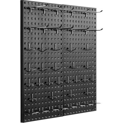 Panneau Perforé Mural 609 - 6x304 8 mm Organiseur Garage en Métal (1/5)