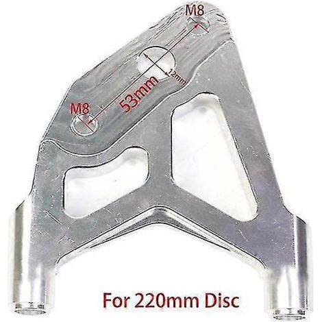 Kit de freins Universal Rpm Brake avec étrier de 82 mm, disque de 70 mm à 3 trous, 4 pistons, montage radial, pour Yamaha Aerox Nitro BWS Ebike - support B 220 (1/5)