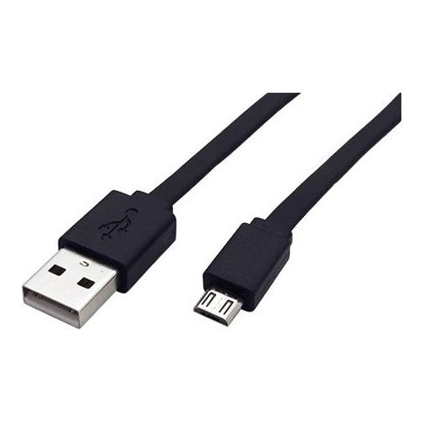 Roline 11028760 USB 2.0 USB A male cable - Micro USB B male - 1m