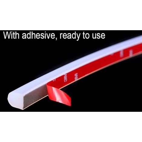 shower water retaining strips Silicone floor sealing strips for wet rooms Flexible for blocking shower water (1/4)