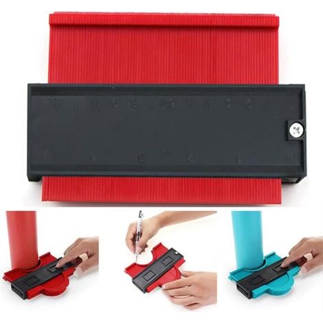 Jauge de Contour - Marque - Modèle - Longueur - Rouge - Plastique ABS de haute qualité-Ywey (1/4)