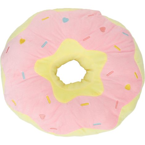 Coussin donut moelleux multifonction, oreiller rond confortable pour sommeil, canapé, chaise, sol, décoration douce et mignonne (1/5)