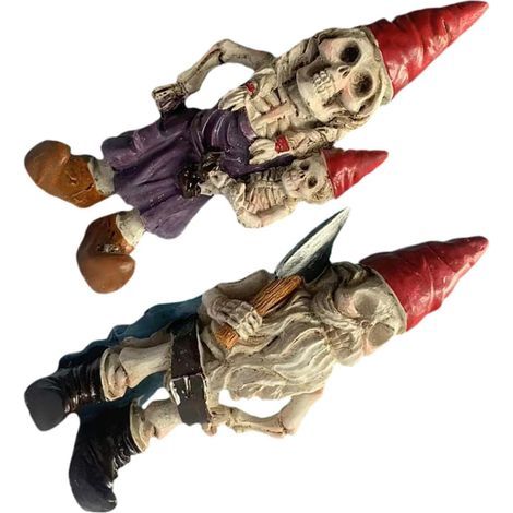 2 pièces décoration d Halloween statue de sculpture sur pied (1/5)