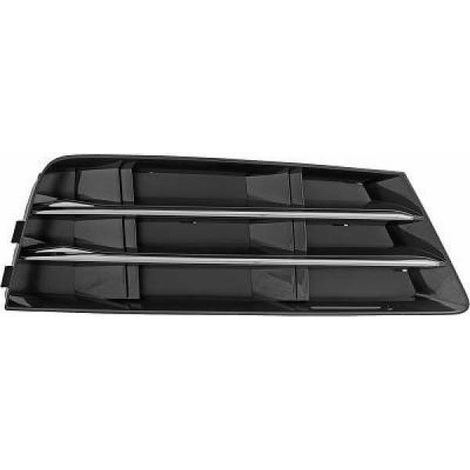 Grille de pare-choc avant droite noire et chromée Audi A4 5 B9 phase 1 2015-2019