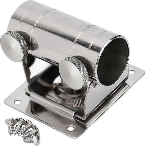 Support de parasol réglable en acier inoxydable pour boîte de pêche, diamètre intérieur 29 mm, résistant à la rouille (1/5)