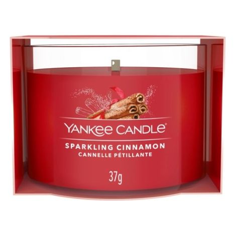 Yankee Candle Mini-Zimtkerze mit Funkeln, 37 g (1/2)