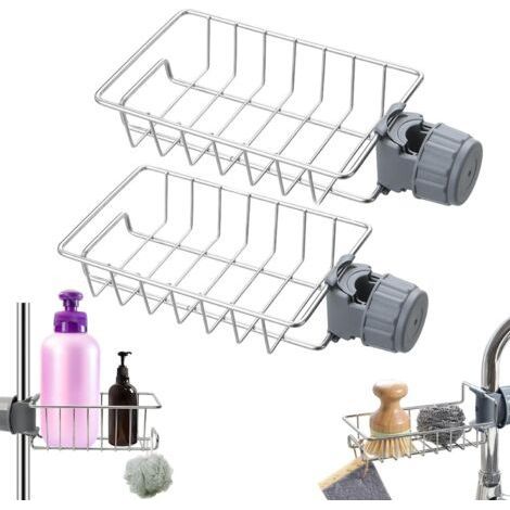 Stainless Steel Shower No Drilling, Bathroom Shelf, Soap/Shampoo Holder Shower Shelf, Storage Rack for Bathroom Kitchen Shower Accessory (1/5)