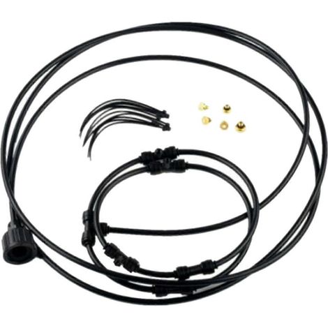 Kit de ventilateur rafraîchissant d'été de 22 pouces, kit de ventilateur à eau, adapté aux jardins-- (1/5)