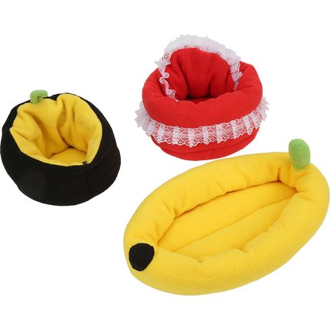 Canapé confortable et chaud pour hamster, mini-lit, accessoires de cage pour cochons d'Inde, chinchillas et hérissons (1/5)