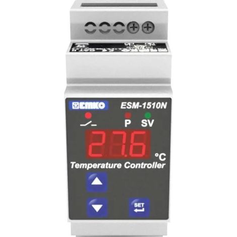 Termostato negro Emko ESM-1510 para caldera y radiador
