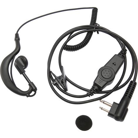 Écouteur d'interphone M connecteur en forme de crochet G, casque anti-interférence pour Motorola 318 (1/5)