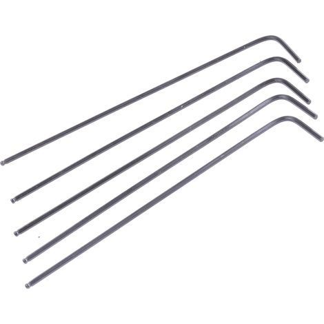 Clé Allen en L RS PRO 1.5mm Métrique Tête sphérique, Bras Long ( Prix pour Paquet de 5 )