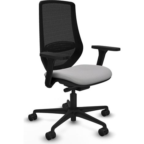 piqueras-y-crespo Mardos chaise de bureau gris clair (1/3)