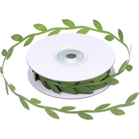 Künstliche Ranken, 10 m, künstliche Hängepflanzen, Seidenefeu, künstliche Eukalyptusblattgirlande, grüne Blätter, Schleifenbesatz für Hochzeiten, Geburtstagsfeiern, DIY-Bastelarbeiten (1/4)