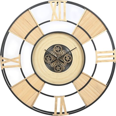 Reloj Pared Metal Ratan 100X9X100 Movimiento (1/5)
