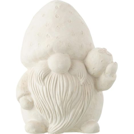 Statue Déco Extérieur "Lutin" 34cm Beige