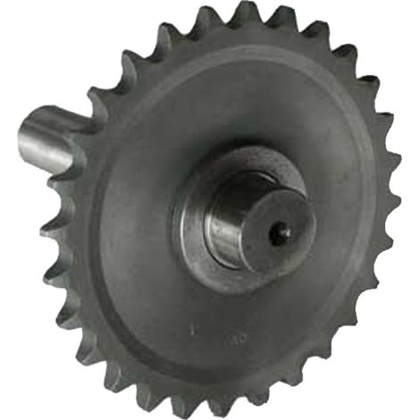 Eje de transmisión 22mm 28T pieza de repuesto embrague en baño de aceite motor gasolina 6,5-13CV (1/2)