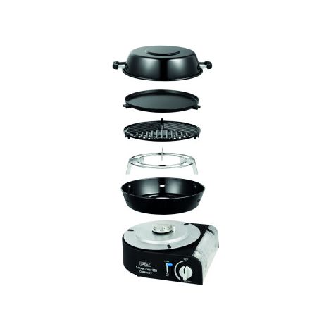 CADAC Barbecue A Gaz Portable Safari Chef 30 Compact Revêtement Anti-Adhésif Camping (1/4)