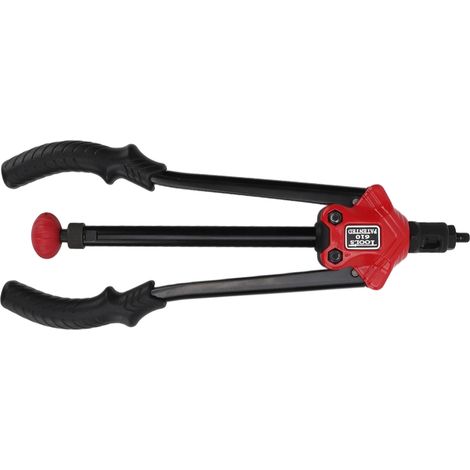 Kit de pose d'écrous rivet universel 14 pouces, outil professionnel à riveter aveugle manuel en métal avec 6 mandrins (1/5)