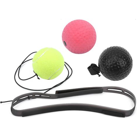 Balle de réponse de boxe Sanda, équipement d'entraînement Sanda, bandeau en silicone respirant, balle en caoutchouc PU (1/5)