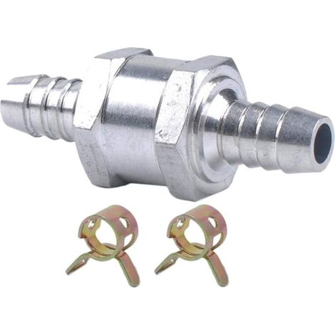 perfk 8mm Clapet Anti-Retour Valve à Carburant Gasoil Diesel pour Carburateur Systèmes de Carburant Basse Pression (1/5)