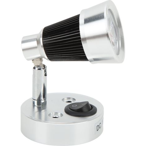 90° schwenkbare LED-Leselampe, verstellbare Innenbeleuchtung für Wohnmobil, Wohnwagen, Boot, warmweißes Licht (1/5)