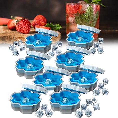 Passoire à dés à glace, moule à glace, seau à glace, plateau de jeu, plateaux en silicone souple pour glaçons (1/5)