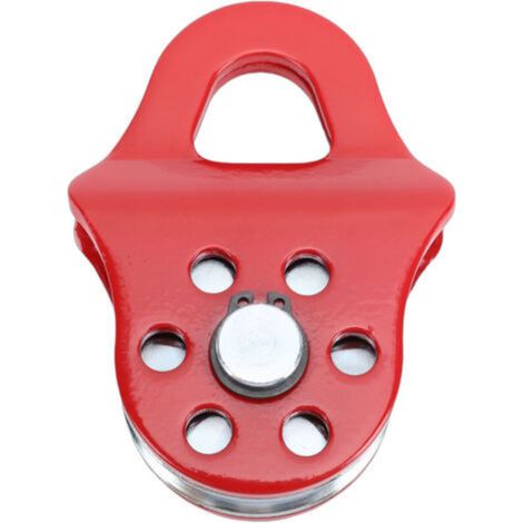 Bloc d'arrachage de treuil de récupération robuste de 3 tonnes, capacité de 6613,87 lb, poulie de remorquage pour camion tracteur ATV UTV rouge (1/5)