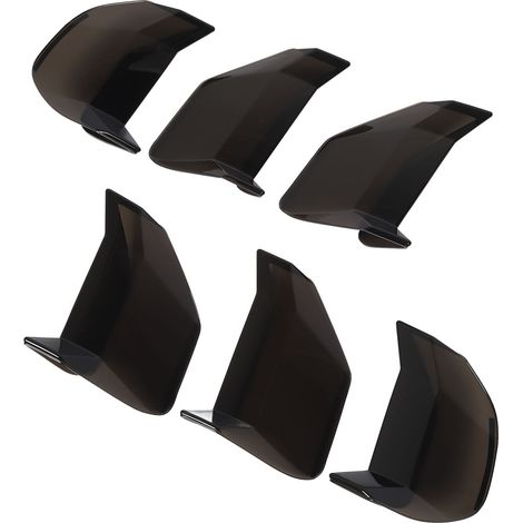 Lot de 6 caches de feux arrière noirs fumés, protecteurs, robustes et élégants, résistants à la décoloration, pour Mustang (1/5)