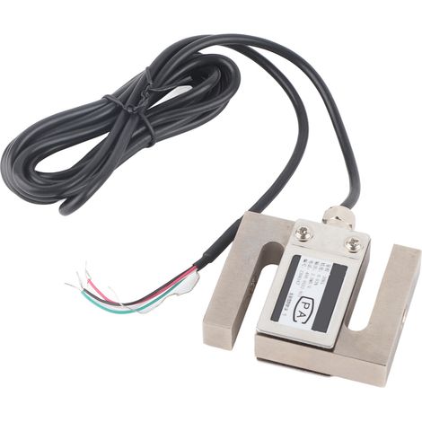 Capteur de force en acier inoxydable 30KG, cellule de charge type S M8x1.25, capteur de traction et compression, jauge de contrainte pour pesage industriel (1/5)
