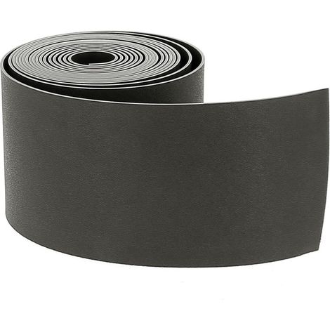 Gt Garden – Bordure de jardin flexible grise 15 cm – Longueur 6 mètres – Épaisseur 2,8 mm – Résistante aux racines et mauvaises herbes