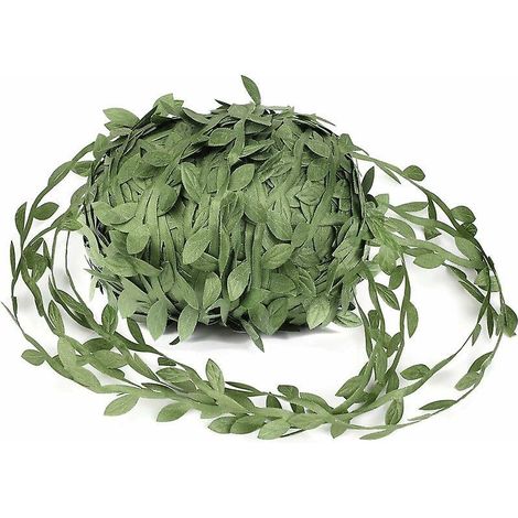 vignes Artificielles, 262ft Feuille De Vigne De Plante Fausse Laisse Le Ruban Vert Olive De Feuille Pour Le Mariage/fte/maison/jardin Dcoration & (1/5)