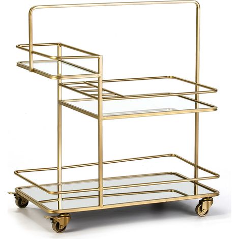 Server 70x42x81 Mirror / Gold Metal Vertikale Dekoration / Wandverzierungen für alle Stile, um dem Haus eine Note zu verleihen (1/3)