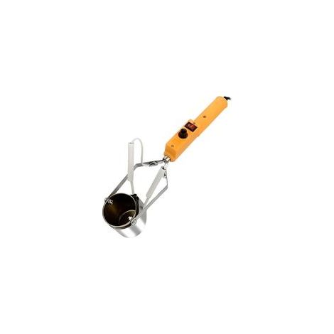 Creuset portable pour plomb, four de fusion portable pour le soudage, capacité 1500/3000 g, accessoire pour le soudage électrique, pour la fusion de cire, colle, plomb et étain. (1/4)