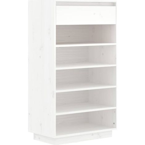 Maison Exclusive - Zapatero de madera maciza de pino 60x34x105 cm (1/5)