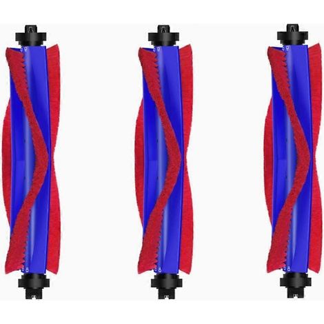 Lot de 3 brosses principales pour aspirateur robot Spot+Scrub AI, pièces de rechange pour le nettoyage des sols. (1/5)