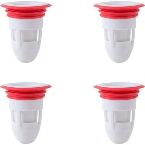 Pair 4PCS Bouchon Anti-Odeur pour égout Douche Drain de Plancher évacuation Drain de Sol Anti refoulemen 41-50mm - Blanc