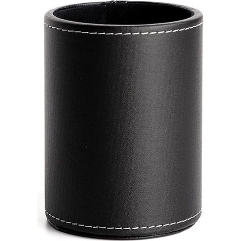 Porte-stylo rond - Boîte de rangement - Boîte de rangement multifonctionnelle - Cuir - Support pour pinceaux de maquillage - Fournitures de bureau - Porte-stylo rond - Accessoires de bureau - 8810,7 c (1/5)
