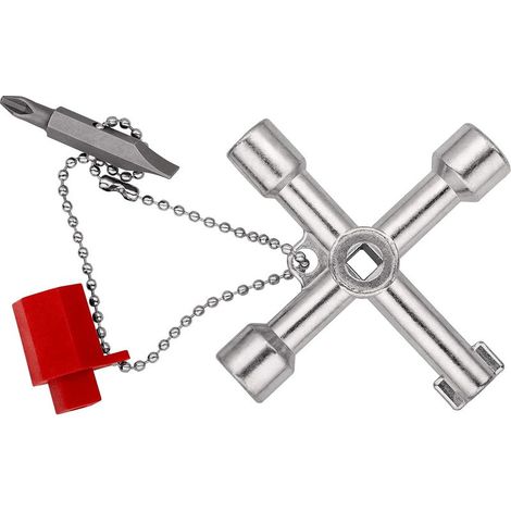 Universal key for electrical cabinets for all standard cabinets and locking systems (1/4)