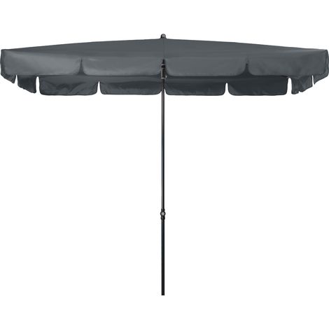 Doppler Sonnenschirm "Sunline Waterproof III 260 x 150", 2,60 x 1,50 m, anthrazit, Bezug aus 100% Polyester, Gestell aus Stahl, 4,7 kg Sonnenschirm "Sunline Waterproof III 260 x 150", anthrazit, 260 x (1/5)