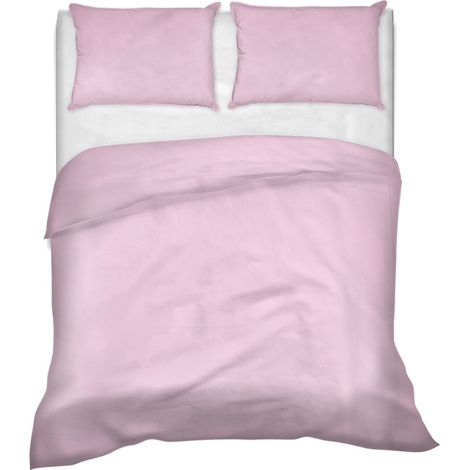 Lenzuolo letto sopra a casa vostra ,3 misure 100% puro cotone Made in Italy tinta unita Rosa - 1 Piazza