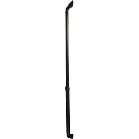 TUBO DI CACCIATA A 2 PEZZI IN PEHD 90° x Ø32 H.1800 mm (1/2)