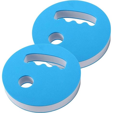 Handtrainingsscheiben fürs Wasser 2 Schaumstoff-Widerstandsscheiben für die Hände – Ausrüstung für Wassergymnastik – Für Erwachsene, Frauen, Sportler, Aquatraining, Schwimmen (1/5)