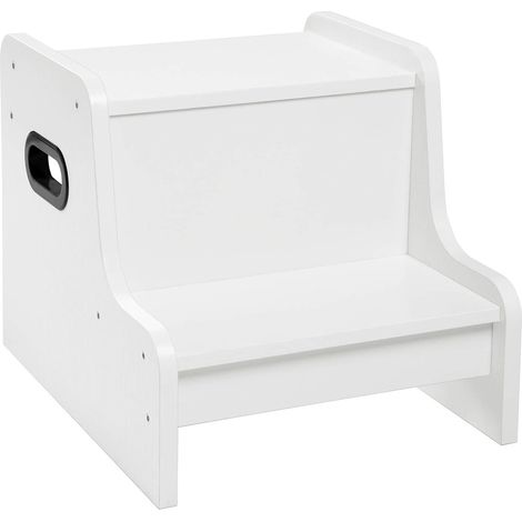 Marche Pied pour Enfants, Escabeau Enfant, Tabouret pour Enfants, Antidérapants, avec Poignées, pour Salle de Bain, Cuisine (1/5)