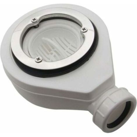 Bonde de douche Ø90 mm sans capot – Drainage efficace pour receveurs extra plats – Débit 45 L/min en polypropylène résistant (1/5)