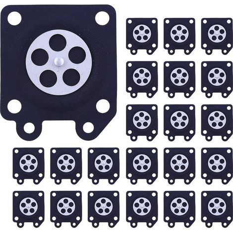 20 Pièces Diaphragme de Carburateur pour Walbro WA WT WY WZ Série, Kit Membrane Joint Carburateur Kit de Reparation OEM 95-526, 95-526-9, 95-526-9 (1/5)