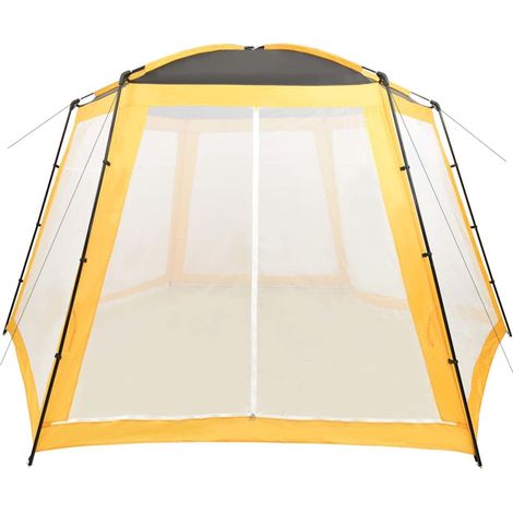 Tente de piscine Tonnelle Barnum de Jardin, Tente de jardin, Tissu 500x433x250 cm Jaune OIB9616E (1/5)