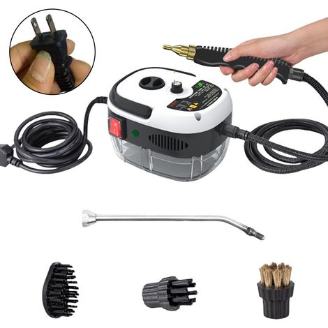 Nettoyeur à vapeur 2500W, outil de nettoyage de voiture,-Blanc (1/5)