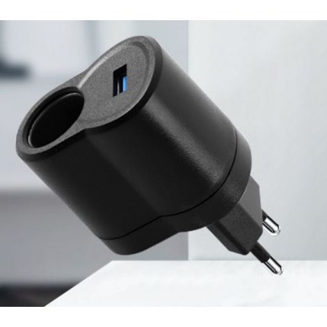 DC12V Motorrad-Doppel-USB-Zigarettenanzünderadapter Motorrad-Ladeadapter (1/4)