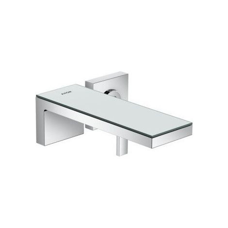 mitigeur lavabo encastré, bonde à écoulement libre chromée/miroir